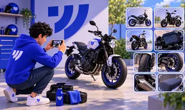 Come fare foto migliori per vendere una moto online