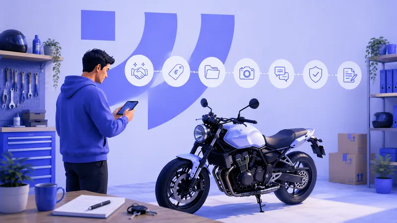 Come vendere una moto usata: guida completa passo dopo passo