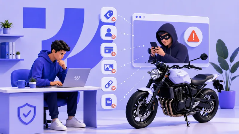 Come evitare le truffe quando compri una moto usata online