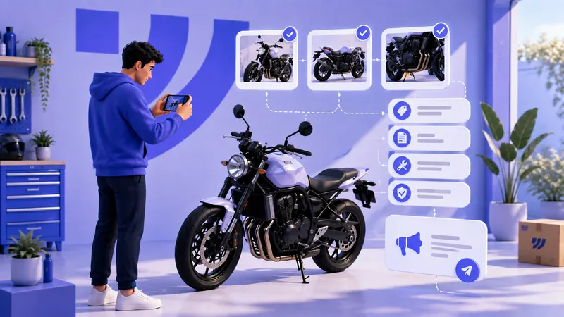 Come creare un annuncio per vendere una moto usata