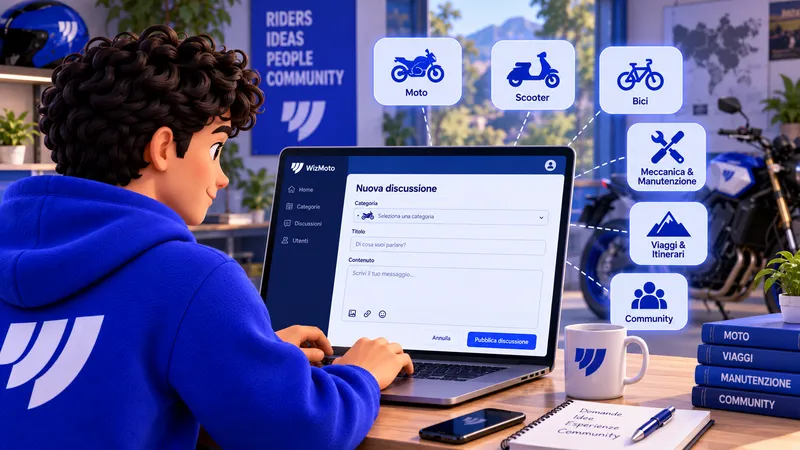 Come creare una discussione su un forum di moto: guida passo passo